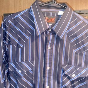 Xl Vintage western wear western shirt long sleeve snap up western buttons